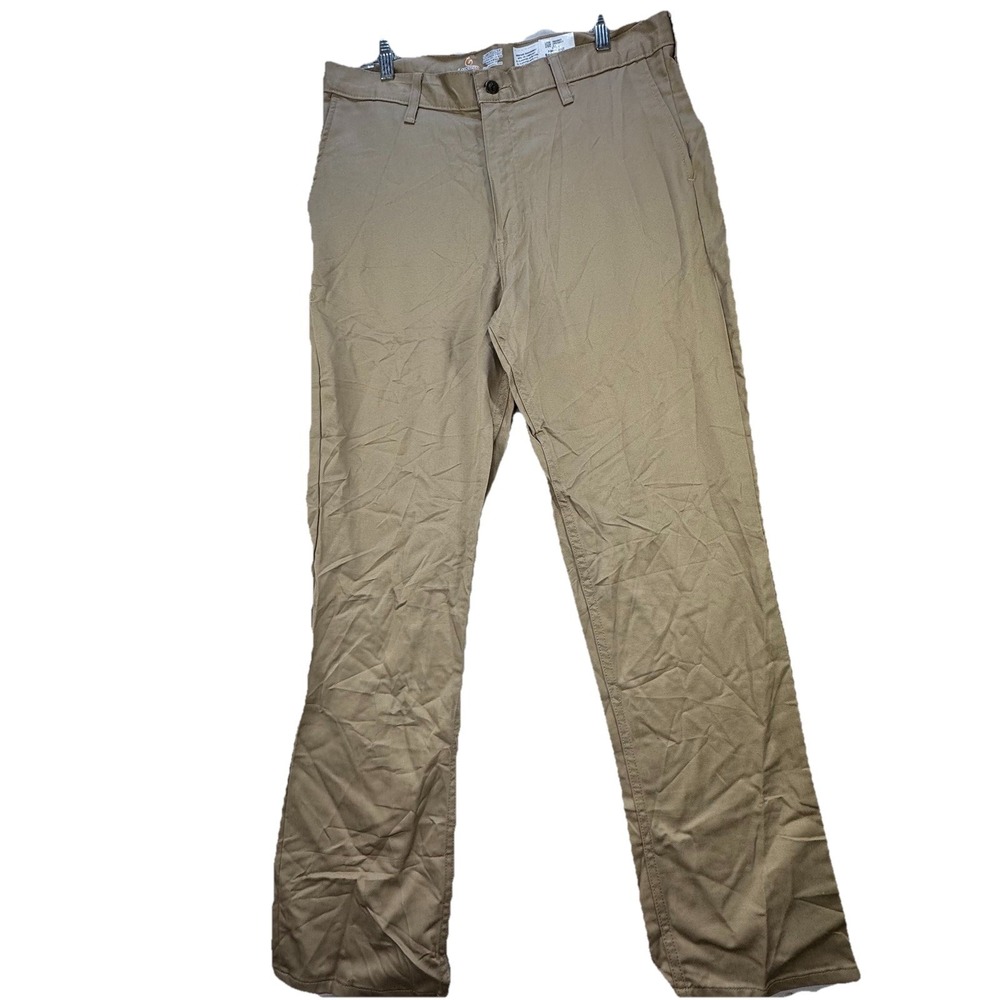 NEW Lapco FR Mens Pants Khaki 34 X 32 NFPA 70E Compliant Canvas Type Fabric